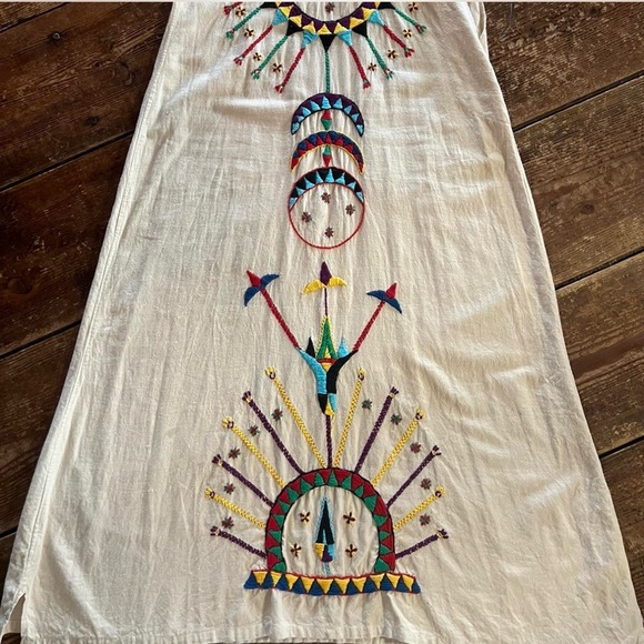 Vintage 60s/70s Embroidered Siwa caftan - Picture 4 of 6